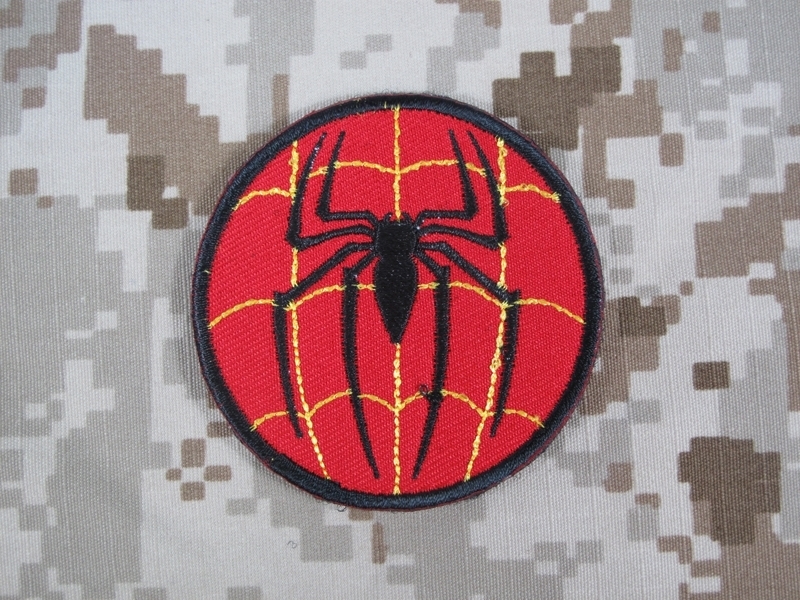 Specwarfare Airsoft. WARRIOR Spiderman Patch (RED)