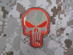 Picture of Warrior Punisher Skull Navy Seal Velcro Patch (MC)
