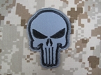 Picture of Warrior Punisher Skull Navy Seal Velcro Patch (WG)