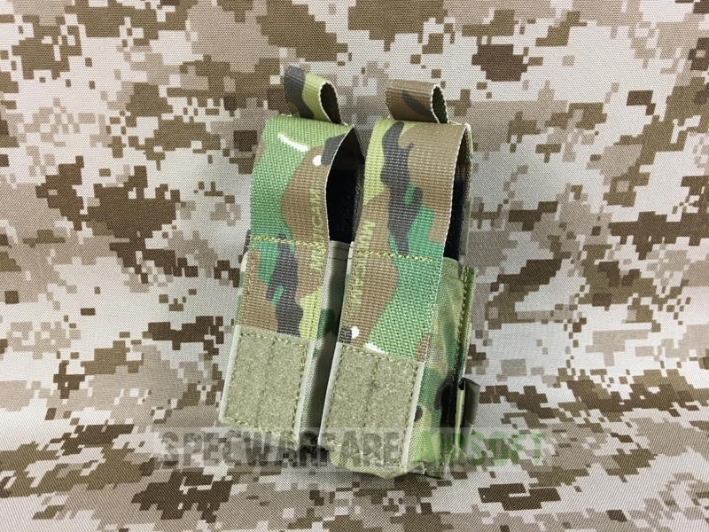 Picture of FLYYE Molle Double 9mm Pistol Magazine Pouch (500D Multicam)