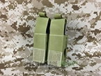 Picture of FLYYE Molle Double 9mm Pistol Magazine Pouch (Khaki)