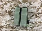 Picture of FLYYE Molle Double 9mm Pistol Magazine Pouch (Ranger Green)