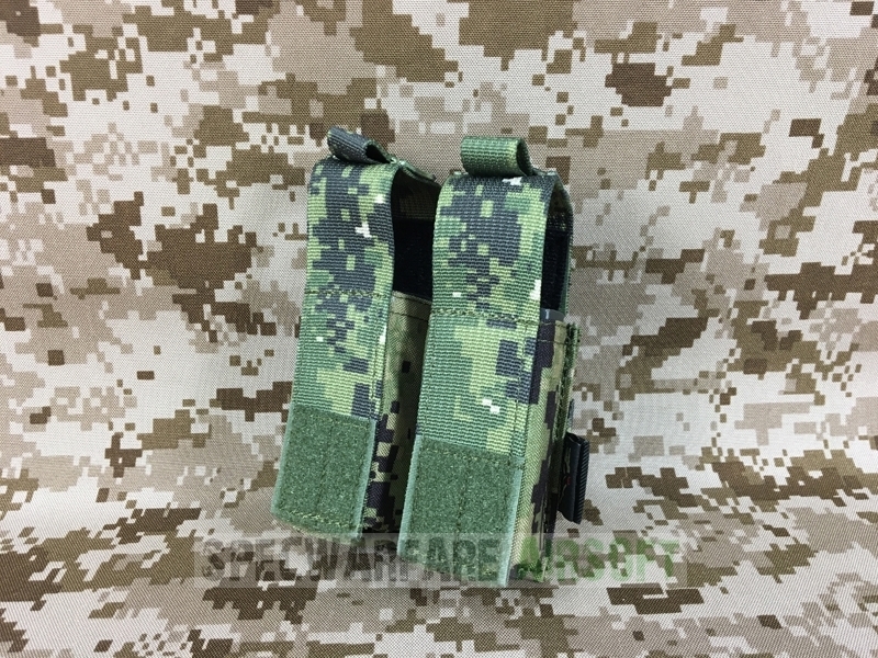 Picture of FLYYE Molle Double 9mm Pistol Magazine Pouch (AOR2)