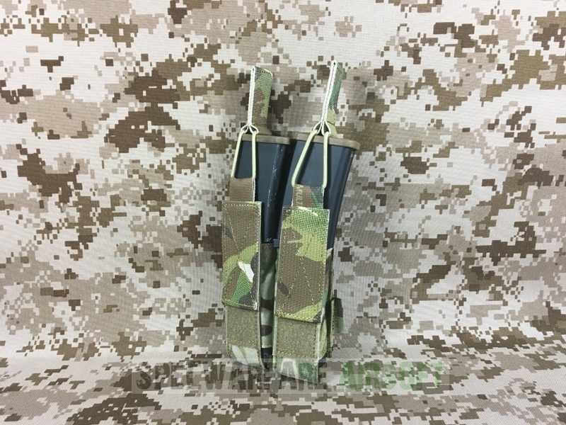 Picture of FLYYE Molle Double Open Top Mag Pouch for MP7 (500D Multicam)