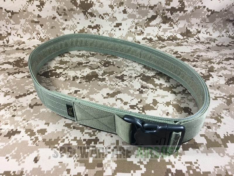 Specwarfare Airsoft. FLYYE 2inch Duty Belt With Security Buckle (Ranger  Green)