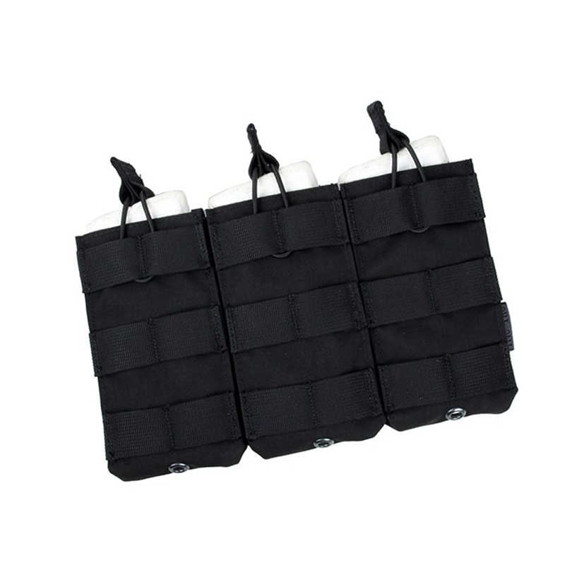 Picture of TMC Tactical Open-Top Triple Mag Pouch (Black)