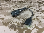 Picture of TCA Kenwood PTT to Military 6 Pin Radio Adapter Cable
