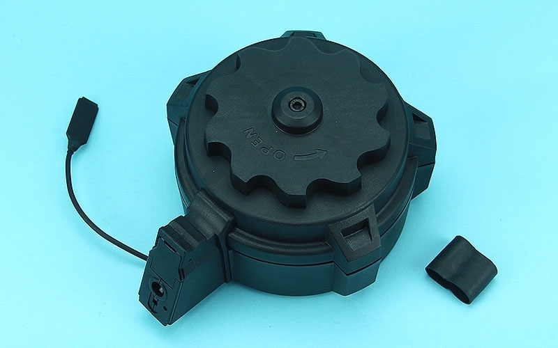 Picture of G&P 1700rd Attack Type Drum Magazine for AK AEG (Black)