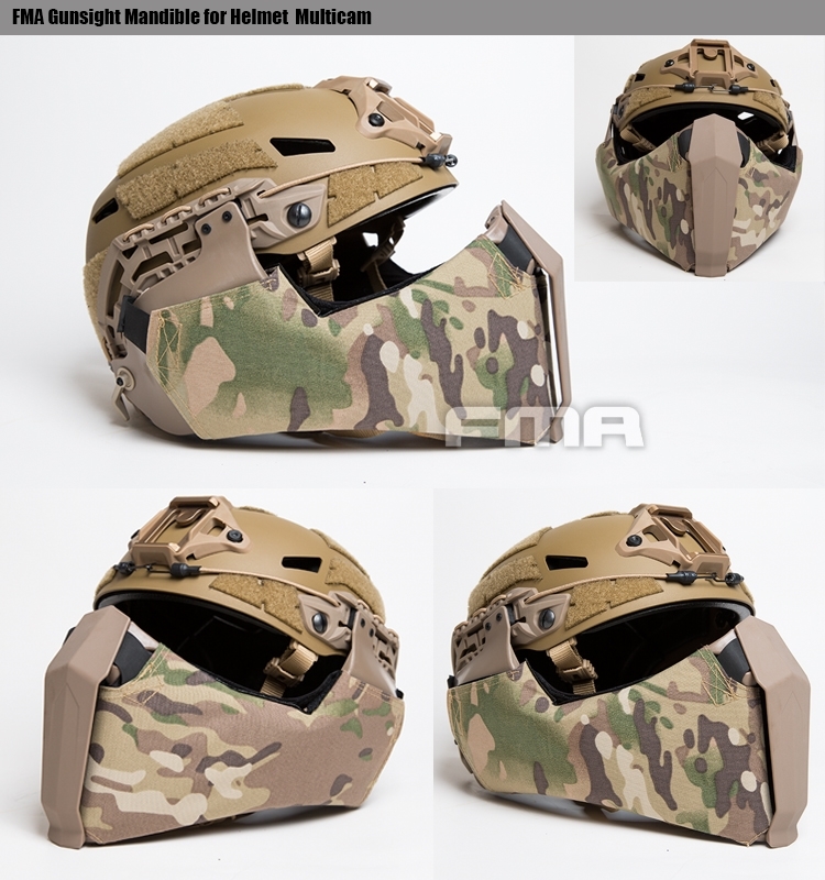 Specwarfare Airsoft. FMA Gunsight Mandible For Helmet (Multicam)