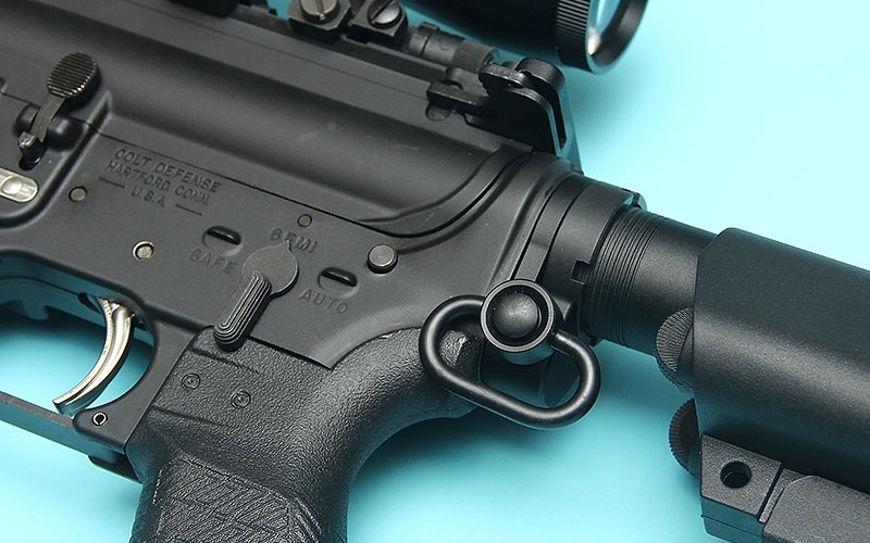 Specwarfare Airsoft. G&P Extended Stock QD Sling Mount for Tokyo Marui