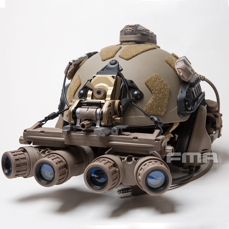 Tactical Helmet Bungee Shroud Mount – 3-Hole Low Profile, Compatible With 3rd Gen Cuttlefish Helmets