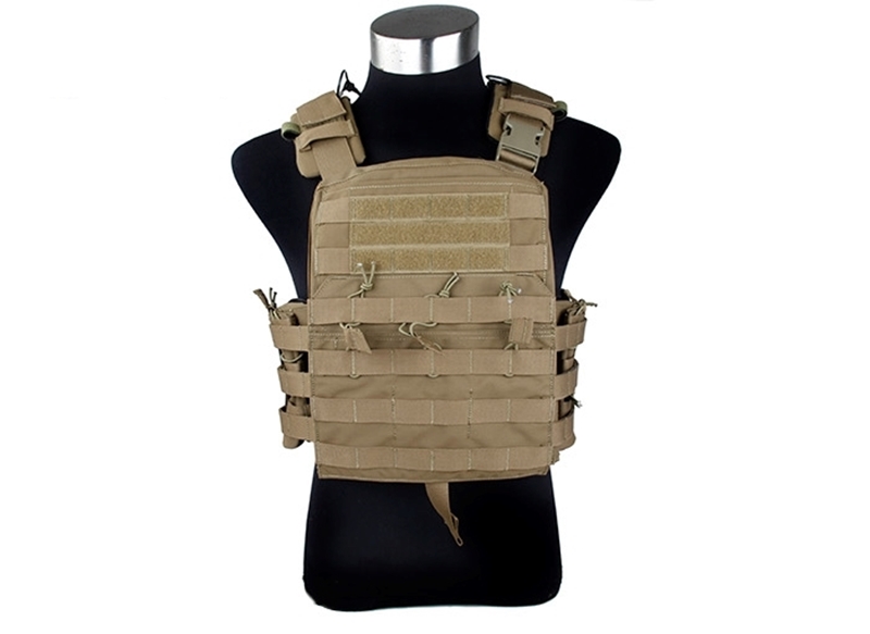 TMC2355-BK TMC Combat Plate Carrier Vest 2016 Version Black 