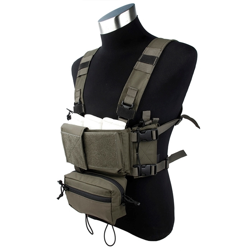 Airsoft Multi Mission  Black Lightweight Chest Rig 