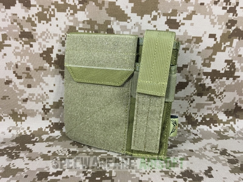 Specwarfare Airsoft. FLYYE MOLLE Administrative/Pistol Mag Pouch
