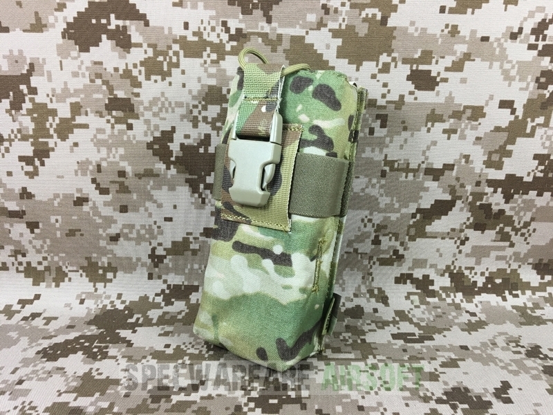 FLYYE TACTICAL SHORT RADIO POUCH MOLLE SYSTEM AIRSOFT CORDURA ORIGINAL MULTICAM 