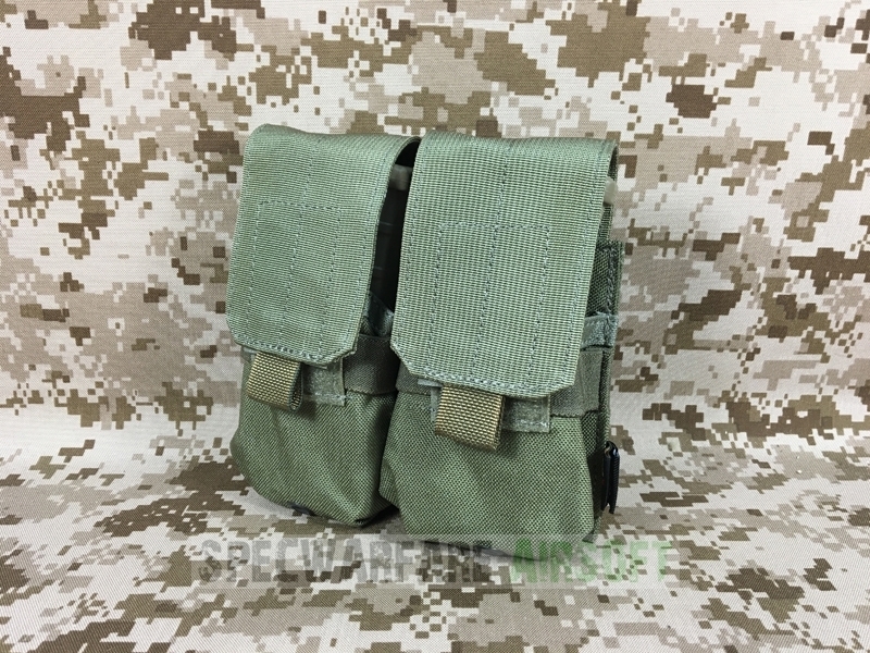 Picture of FLYYE Molle Double M14 Mag Pouch (Ranger Green)