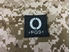 Picture of Warrior O Pos Type Blood Reflective Patch (Black-White)