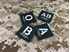 Picture of Warrior AB Pos Type Blood Reflective Patch (Black-White)