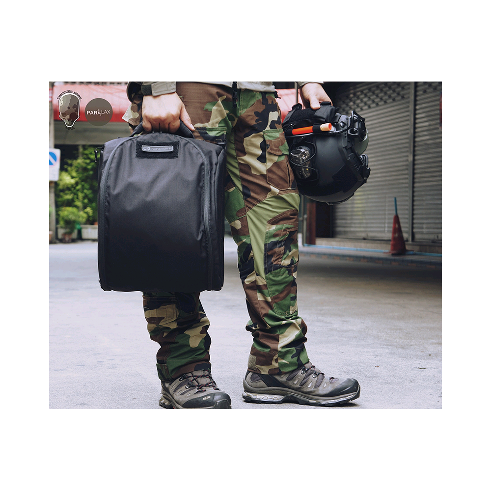 Specwarfare Airsoft. TMC Tactical Helmet Carrying Pack (Black)
