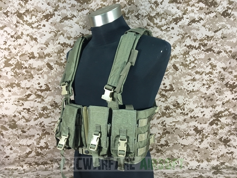 Picture of FLYYE MPCR Zipper Tactical Band Vest (Ranger Green)