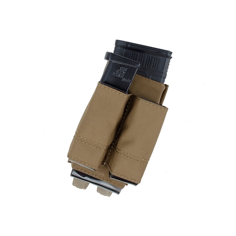 Picture of TMC Lightweight 5.56 + Double 9mm Tall PWI Mag Pouch Set (CB)