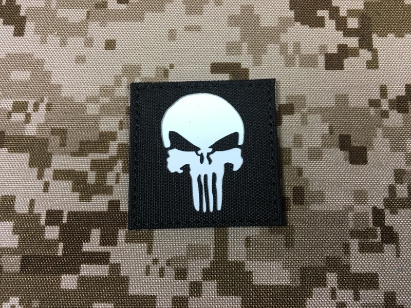 The Punisher 3 Skull Iron-On Patch