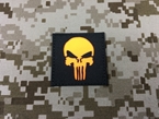 Picture of Warrior Luminous Punisher Skull Navy Seal Patch (Black)