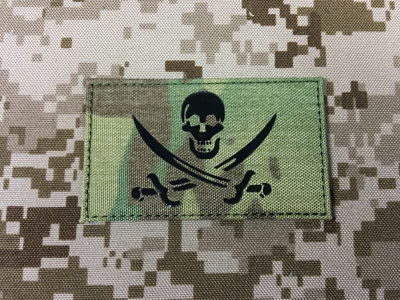 Specwarfare Airsoft. Warrior, Punisher, Skull, Velcro, Patch, Navy Seal