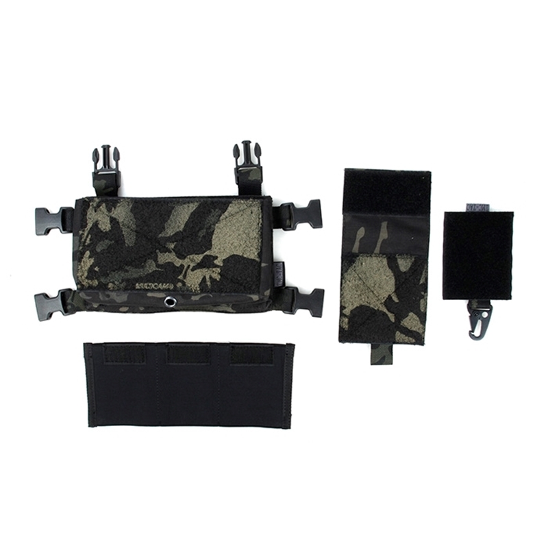 Picture of TMC Modular Lightweight Chest Rig Front Set (Multicam Black)