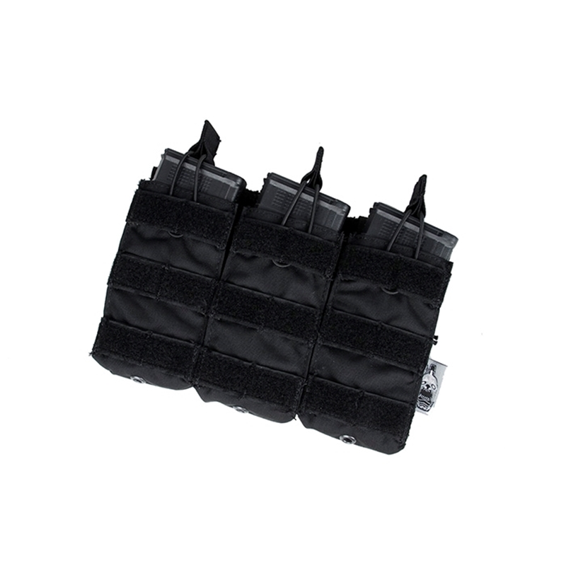 Picture of The Black Ships Tactical Open-Top Triple Mag Pouch (Black)