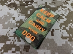 Picture of Warrior Luminous Keep Calm and Carry your DOG Patch (Multicam)