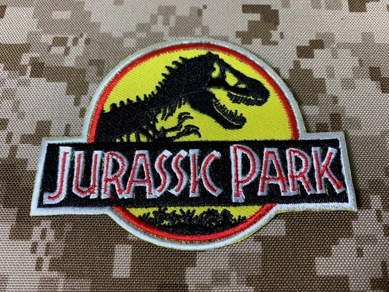Picture of Warrior Jurassic Park Embroidered Patch (Yellow)