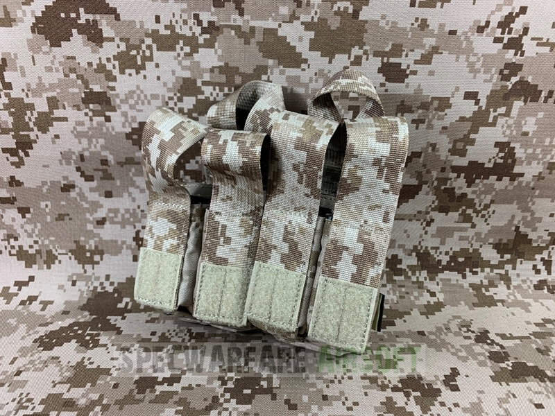 Picture of FLYYE Molle Double M4 with Quad Pistol Mag Pouch (AOR1)