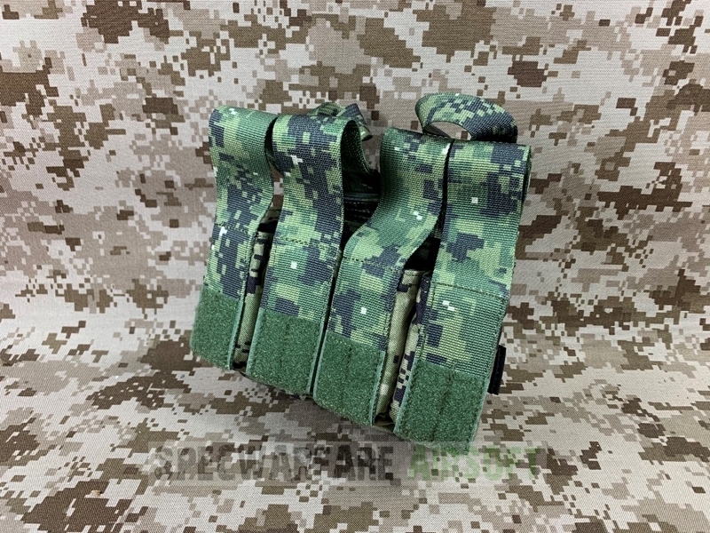 Picture of FLYYE Molle Double M4 with Quad Pistol Mag Pouch (AOR2)