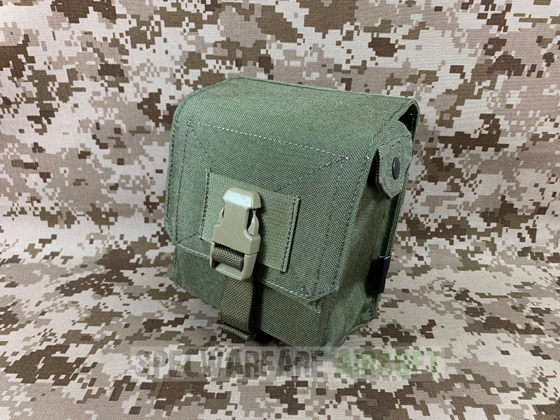 FLYYE MILITARY COMBAT SINGLE MAG AMMO POUCH MOLLE WEBBING RANGER GREEN OD 