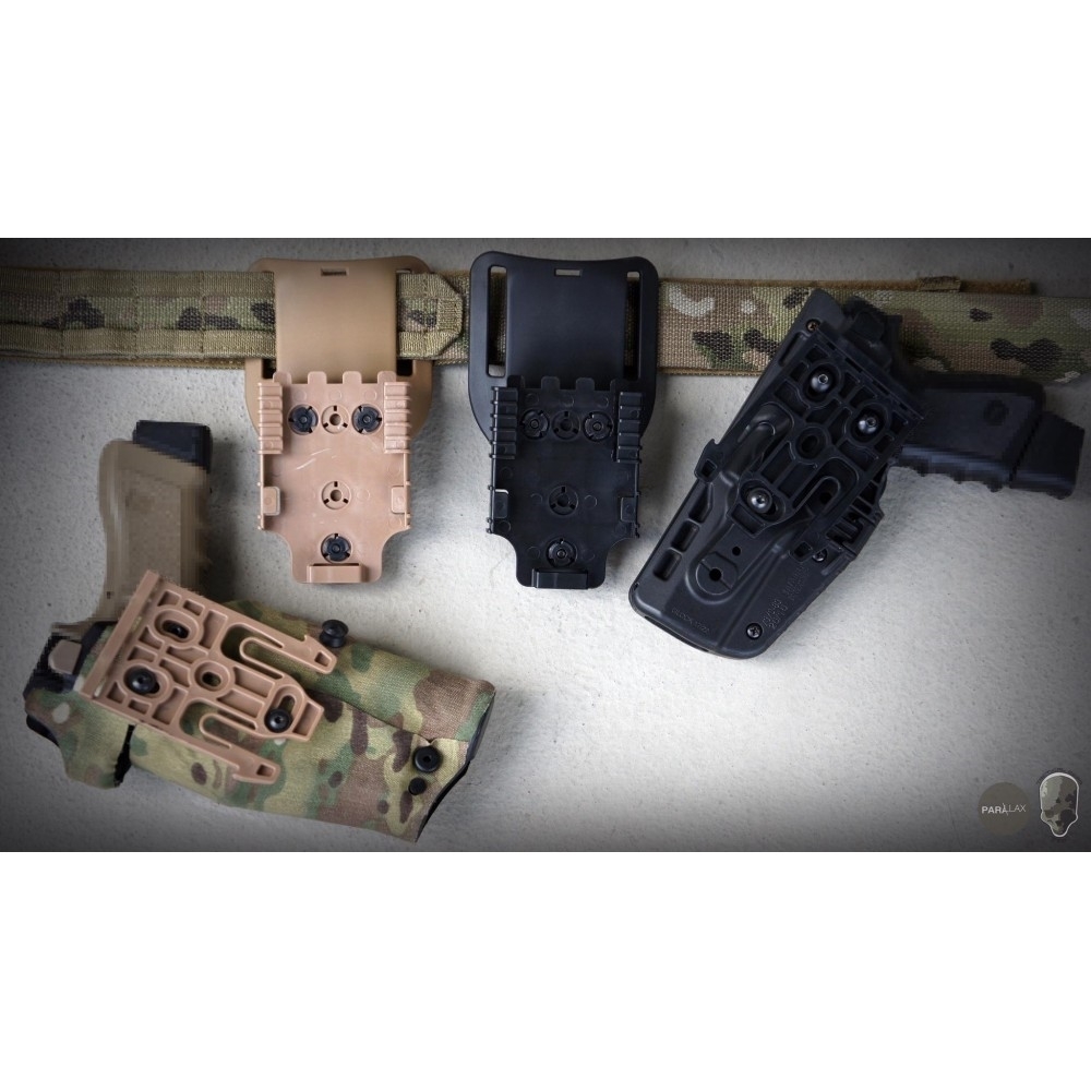 Specwarfare Airsoft. TMC Quick Locking Holster Fork (Black)