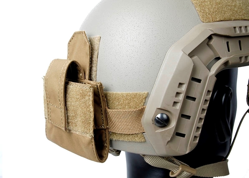 Picture of TMC Lightweight Helmet Mounted 4 AA Battery Pouch (CB)