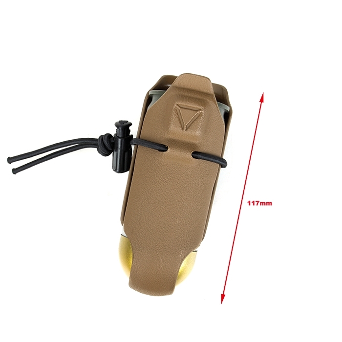 Specwarfare Airsoft. W&T Lightweight Kydex 40mm Grenade Holster (DE)