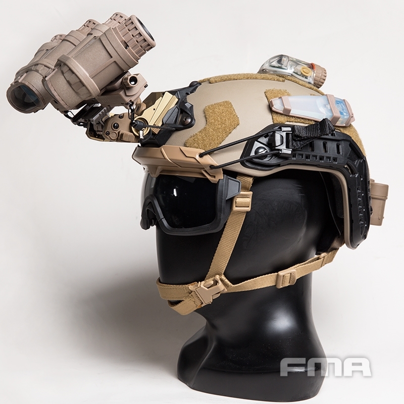 Specwarfare Airsoft. FMA Tactical Helmet Safety Goggles Gray Lenses (Color optional)