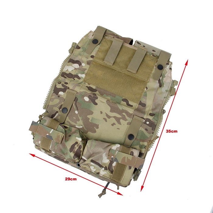 Specwarfare Airsoft. Cork Gear Vest Pouch Zip On Panel 2.0 (MC) COG013MC