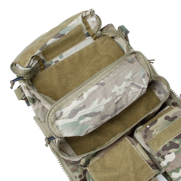 Specwarfare Airsoft. Cork Gear Vest Pouch Zip On Panel 2.0 (MC) COG013MC