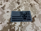 Picture of Warrior SEAL Team USA Flag Dummy IR Patch (Wolf Grey)