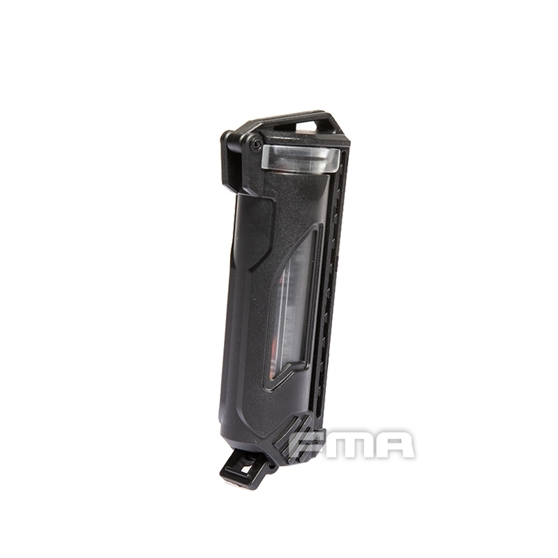 Picture of FMA Molle Battery Storage Case Bottle Plastic Holder (Black) for CR123 Battery