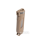 Picture of FMA Molle Battery Storage Case Bottle Plastic Holder (DE) for CR123 Battery