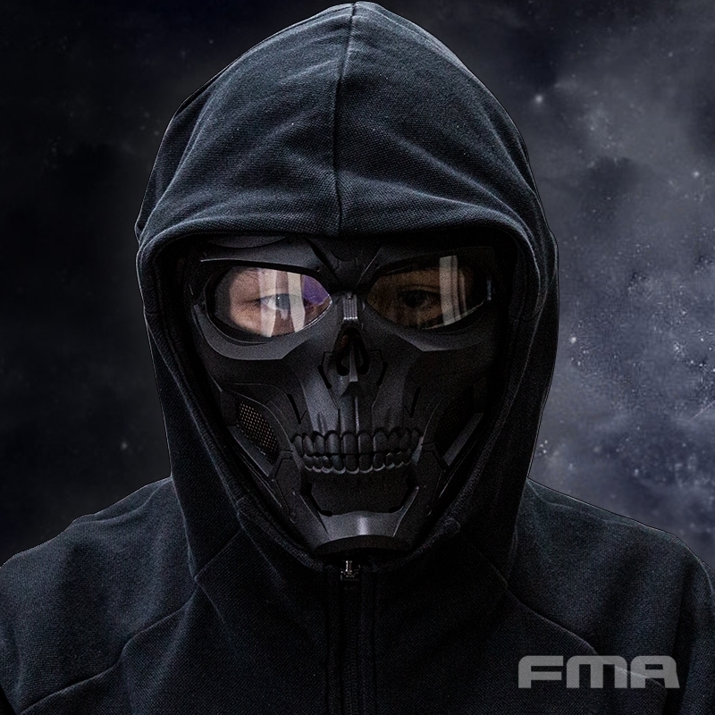 JEP Banket regiment Specwarfare Airsoft. FMA Skull Mask Full Face (Color optional)