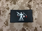 Picture of Warrior Blackbeard Pirate Flag PVC Patch