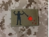 Picture of Warrior Blackbeard Pirate Flag Reflective Patch (CB)