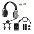 Picture of FMA FCS AMP Tactical Upgraded Headset Dual Channel Noise Reduction V60 PTT Plug (FG)