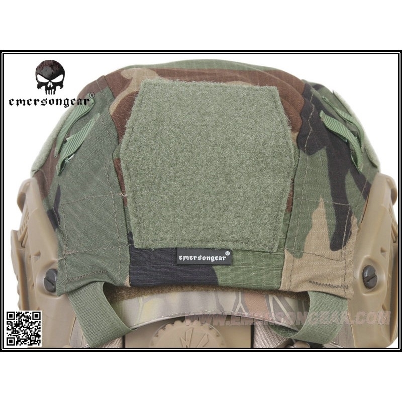 Specwarfare Airsoft. Emerson Gear FAST Helmet Cover (Woodland)