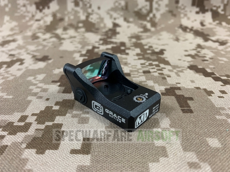 Specwarfare Airsoft. WADSN M1 Style Micro Airsoft Sight Red Dot (Black)